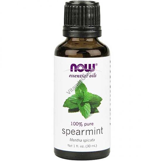 Spearmint Oil, 100% Pure, 30ml (1 fl. oz.) - Now Essential Oils