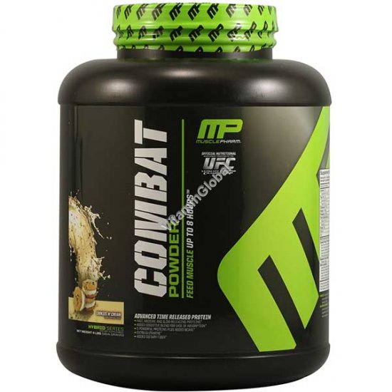 Combat Protein Powder Cookies \'N\' Cream 1814 g (4 LBS) - MusclePharm