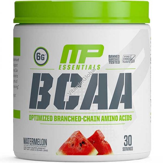 BCAA Powder Watermelon 0.48 LBS (216g) - MusclePharm