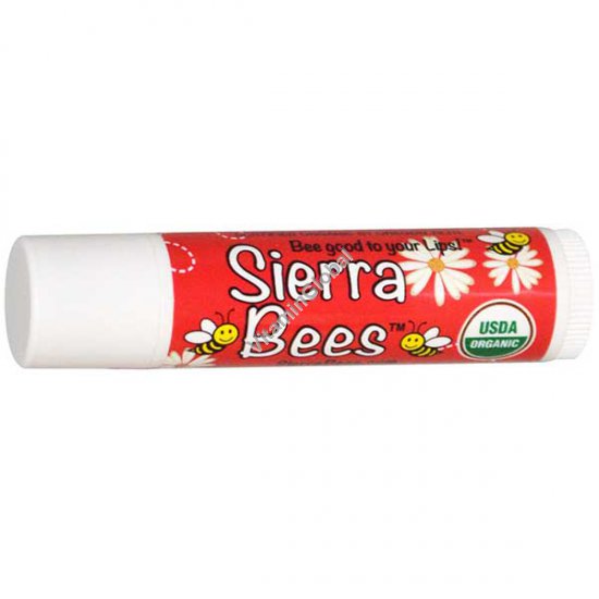 Organic Pomegranate Lip Balm 4.25g - Sierra Bees