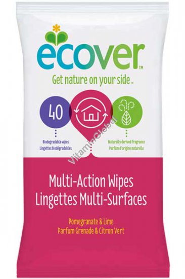 Multi-Action Wipes 40 wipes - Ecover