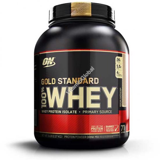 Gold Standard - 100% Whey Protein Mocha Cappuccino 2.270g - Optimum Nutrition