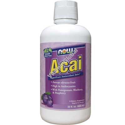 Acai SuperFruit Antioxidant Juice 946 ml - Now Foods