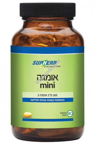 Kosher Omega Mini 180 Softgels - SupHerb