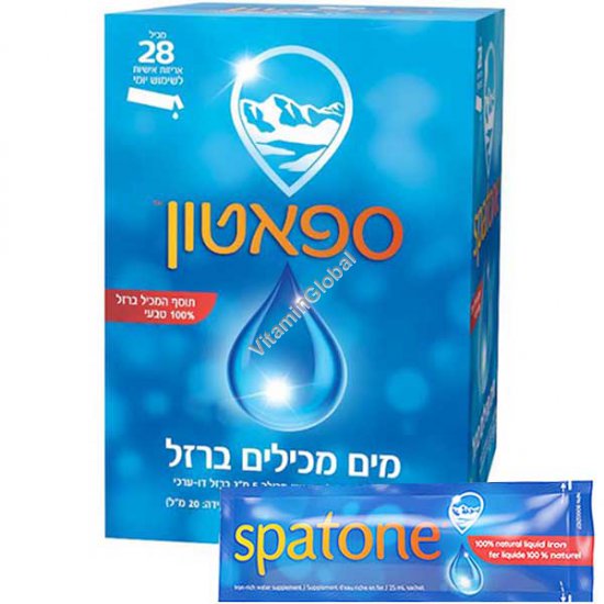 Spatone Liquid Iron - naturally occurring iron-rich water 560ml (28 sachets X 20ml)