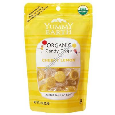 Organic Lemon Candy Drops 93.5g - YumEarth