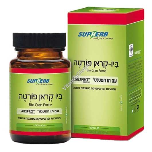 Bio Cran Forte Probiotic, Double Strength 30 capsules - SupHerb