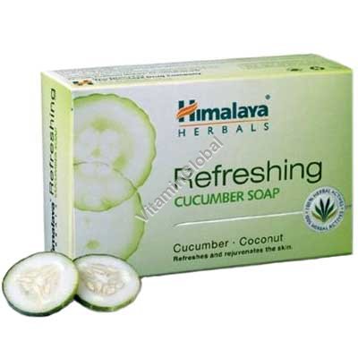 Refreshing Cucumber Soap for oily skin 70g - Himalaya Herbals