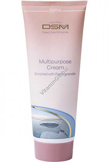 Multipurpose Cream enriched with Pomegranate 250 ml (8.5 fl. oz.) - Mon Platin Dead Sea Minerals