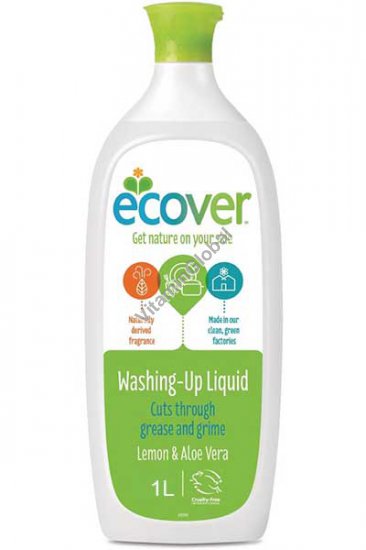 Washing-Up Liquid with Aloe Vera & Lemon 1L - Ecover