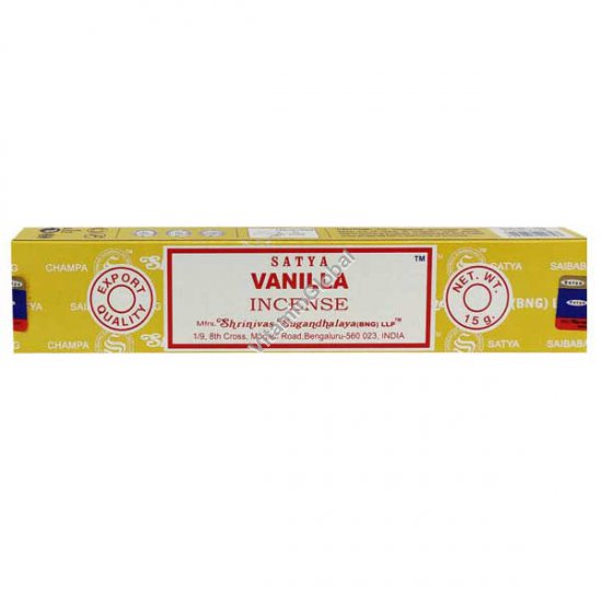Vanilla Hand-Rolled Incense Sticks 15g - Satya
