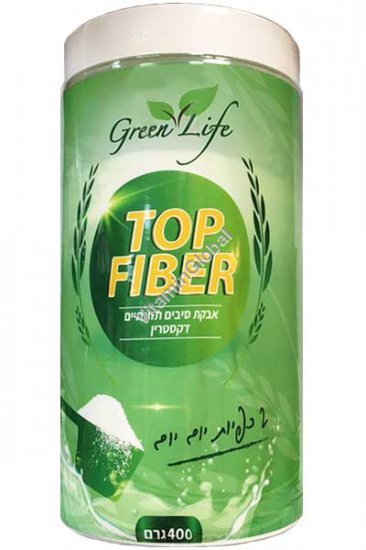 Top Fiber - Kosher Badatz, Soluble Corn Dextrin Dietary Fiber Powder 400g (14.1 oz) - Green Life