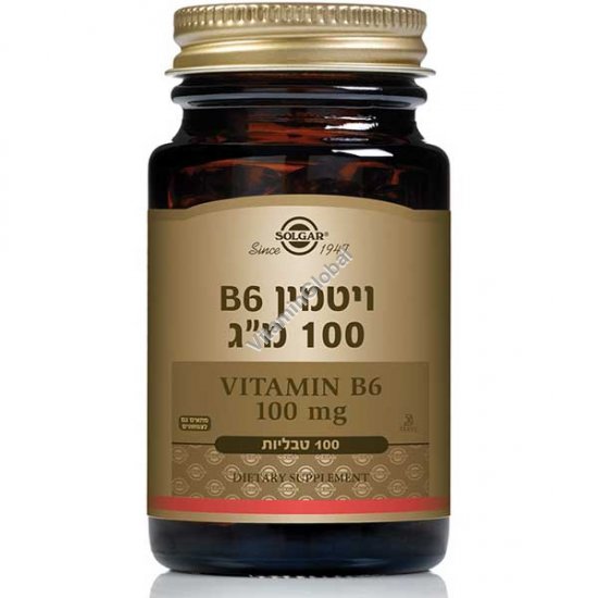 Vitamin B-6 100 tablets - Solgar