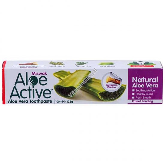 Aloe Vera Miswak Toothpaste 100 ml - Aloe Active