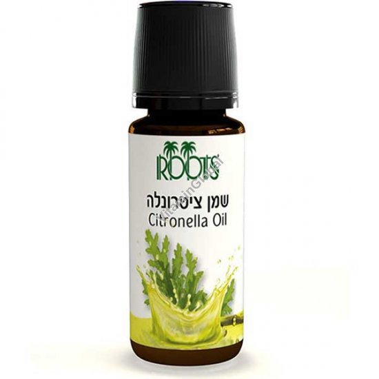 Citronella - Pure Essential Oil 10 ml (0.34 fl. oz) - Roots Botanical