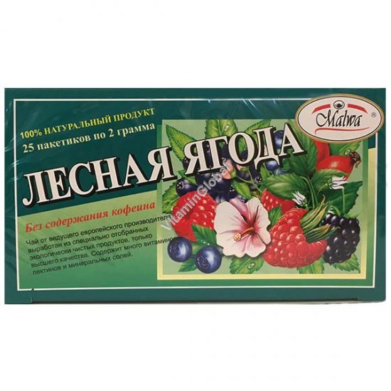 Forest Fruits Infusion, 25 Tea Bags - Malwa