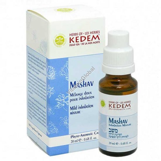 Mashav Nose-Mouth Relief Inhalation Oils Mixture 20 ml - Herbs of Kedem
