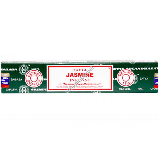 Jasmine Hand-Rolled Incense Sticks 15g - Satya