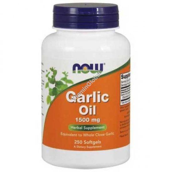 Garlic Oil 250 Softgels - Now Foods