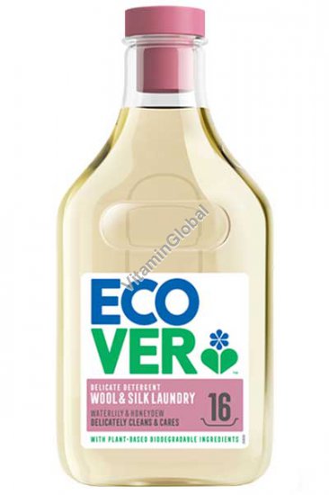 Plant-Based Delicate Laundry Liquid for Wool & Silk Fabrics 750 ml (25.36 fl oz) - Ecover