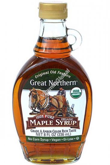Pure Organic Maple Syrup 236ml - Great Northern