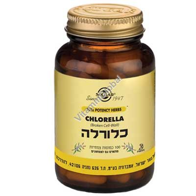 Chlorella 520 mg 100 capsules - Solgar
