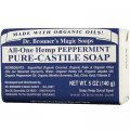 Peppermint Organic Bar Soap 140g (5 US OZ) - Dr. Bronner