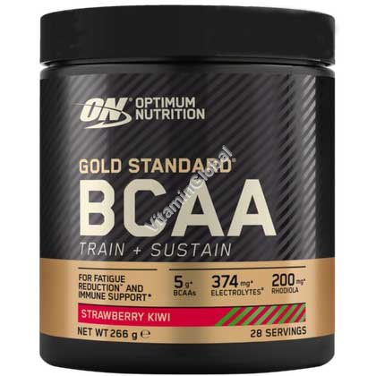 Gold Standard BCAA Powder Strawberry Kiwi Flavor 266g (9.38 oz) - Optimum Nutrition