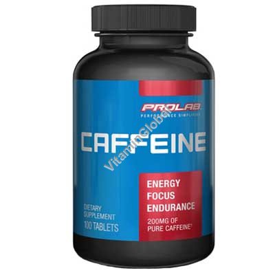 Caffeine 200mg 100 tablets - Prolab Nutrition