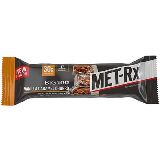 Vanilla Caramel Churro Big 100 Protein Bar 100g - MET-Rx