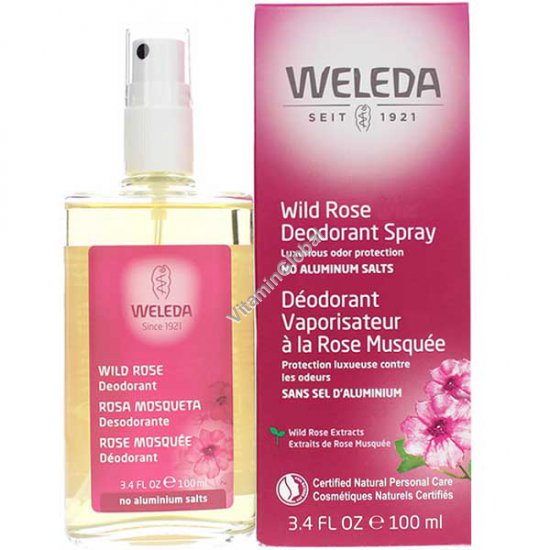 Wild Rose Deodorant Spray 100ml - Weleda