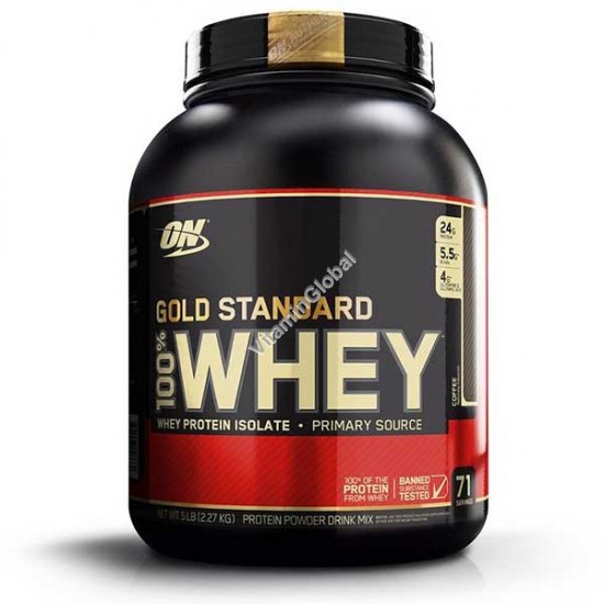 Gold Standard - 100% Whey Protein Coffee 2.270g - Optimum Nutrition