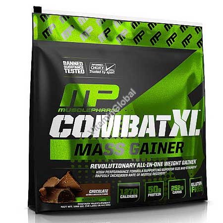 Combat XL Mass Gainer Chocolate Flavor 5.44kg - MusclePharm