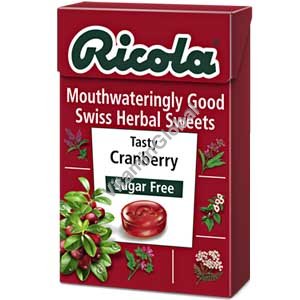 Sugar Free Cranberry Candies 50g - Ricola
