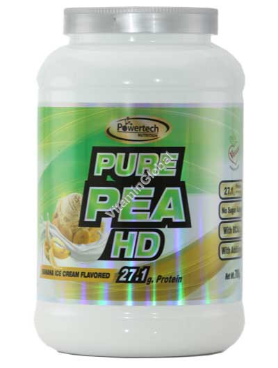 Pure Pea HD - Kosher Badatz Pea Protein Powder, Banana Ice Cream 700g - Powertech