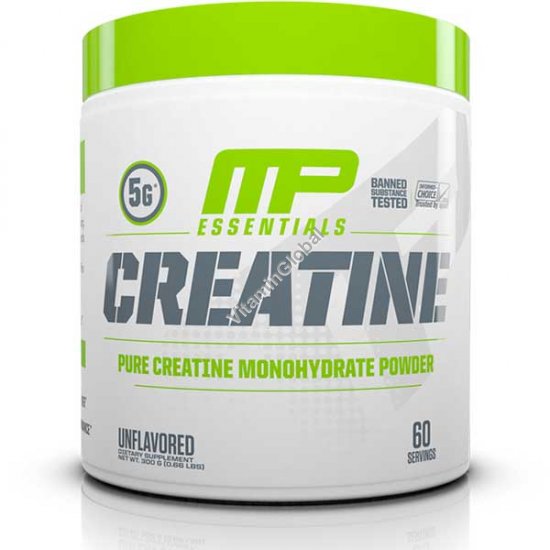 Creatine Monohydrate Powder 300g (0.66 LBS) - MusclePharm
