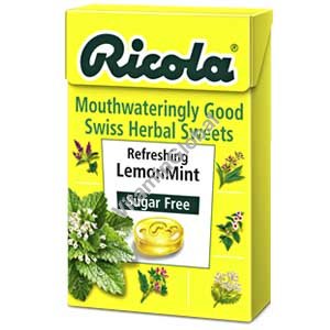 Sugar Free Lemon Mint Lozenges 50g - Ricola