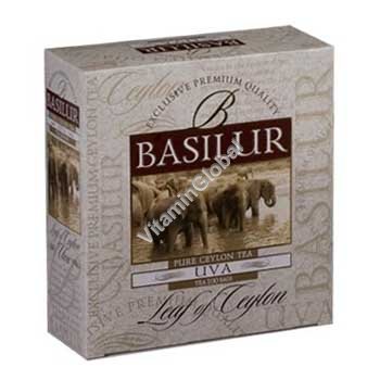 Pure Ceylon Black Tea UVA 100 tea bags - Basilur