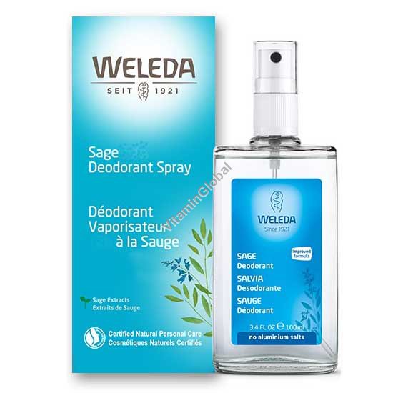 Sage Deodorant Spray 100ml - Weleda