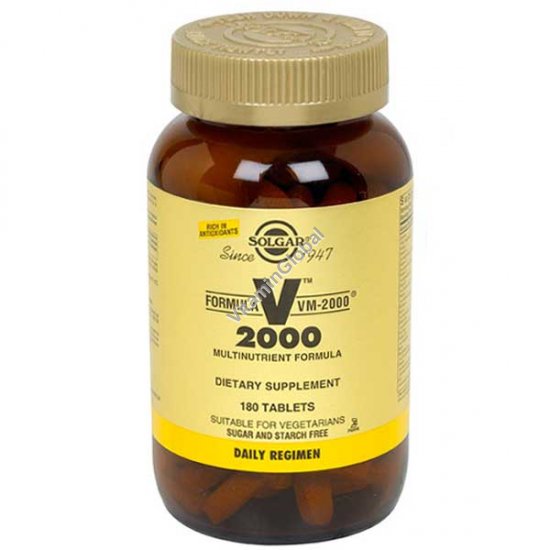 Multi Vitamin VM-2000 180 tablets - Solgar
