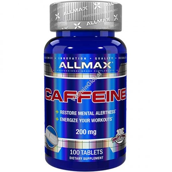 Caffeine 200mg 100 tablets - ALLMAX