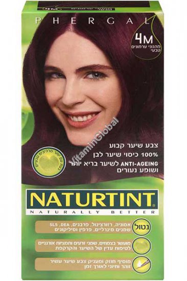 Permanent Hair Color 4M Mahogany Chestnut - Naturtint