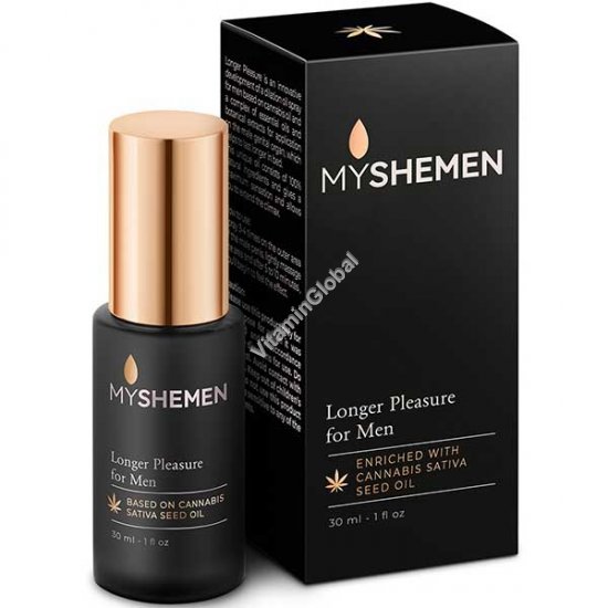 Longer Pleasure - Men\'s Intimate Oil Spray for Longer-Lasting Pleasure and Deeper Sensations, 30 ml (1 fl oz) - MyShemen