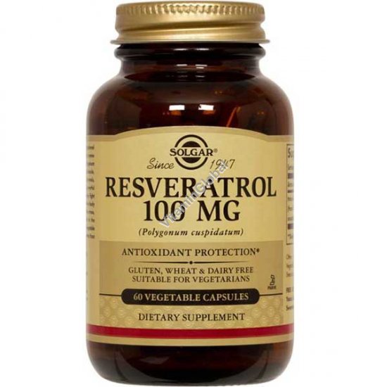Resveratrol 100 mg 60 capsules - Solgar