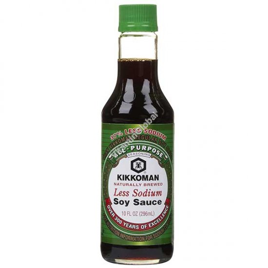 Less Sodium Soy Sauce 296 ml - Kikkoman