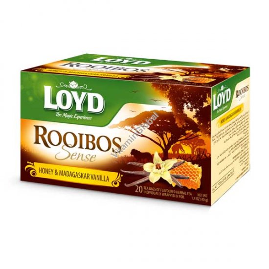 Rooibos Sense Honey & Madagascar Vanilla 20 tea bags - Loyd