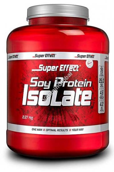 Soy Protein Isolate, Chocolate Flavor 2.27kg (5 LB) - Super Effect