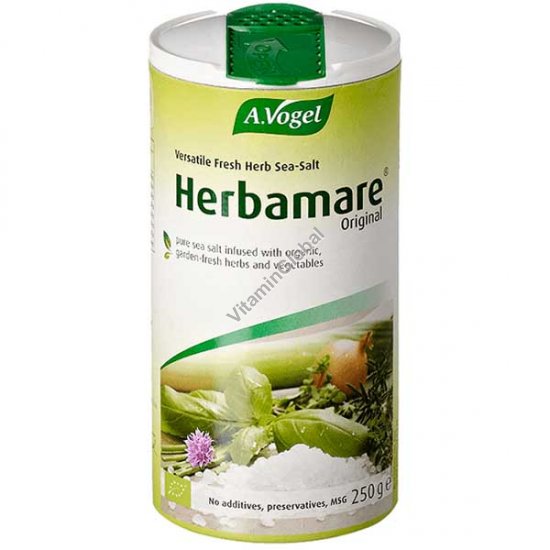 Herbamare Organic Herb Seasoning Salt 250g - A.Vogel