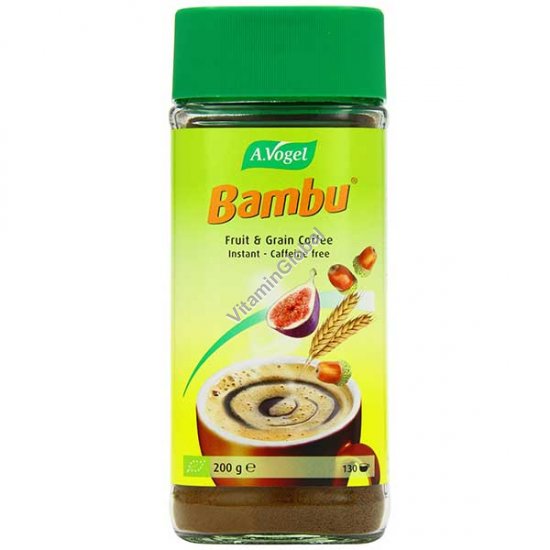 Organic Instant Coffee Substitute, Fruit & Grain Coffee Bambu 200g - A.Vogel