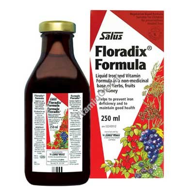 Floradix Liquid Iron Formula 250 ml - Salus